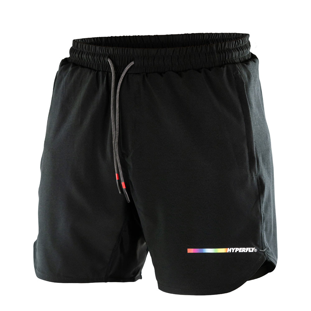 Hyperfly Athletic Shorts Icon black - Rebelz