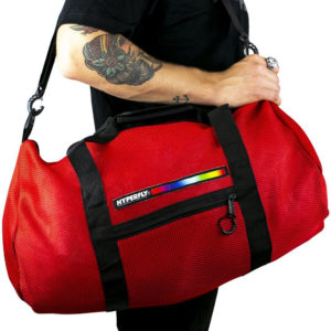 hyperfly foam mesh gear bag red 2