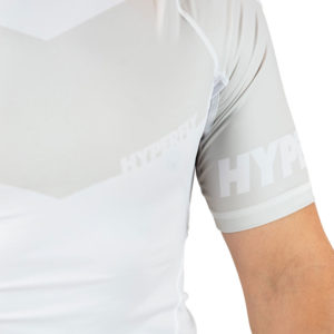 hyperfly rashguard procomp supreme short sleeve white 5