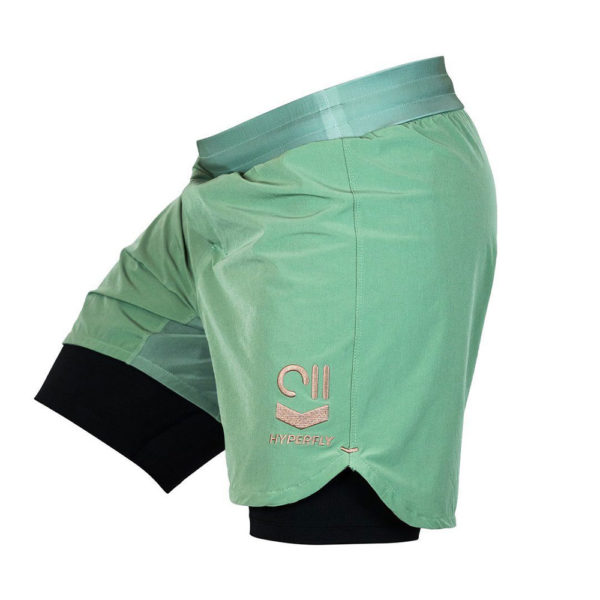 hyperfly shorts icon sagegold 1