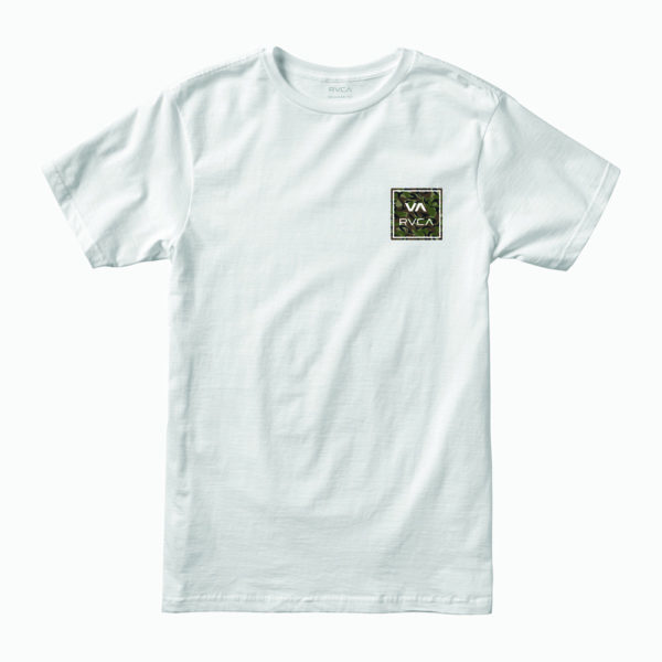 rvca t shirt all the way white 1