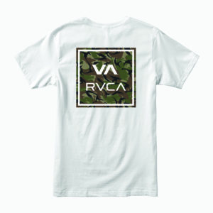 rvca t shirt all the way white 2